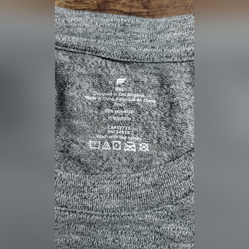Fabletics Gray Men's T-Shirt (XXL) - Picture 8 of 8